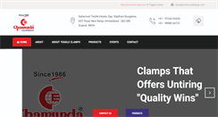 Desktop Screenshot of chamundaequip.com